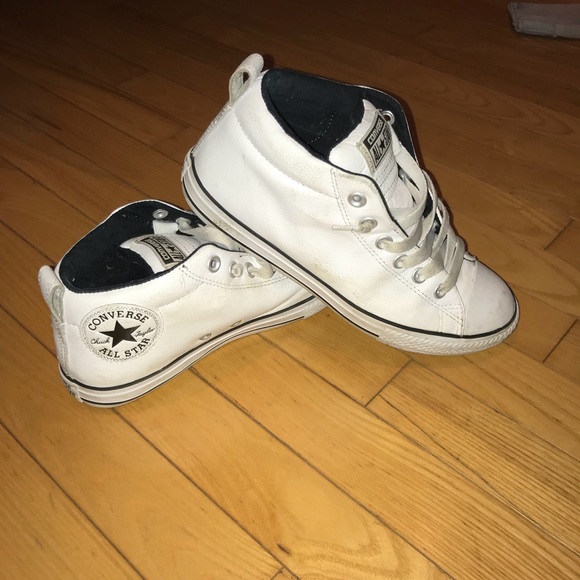 white converse mid tops